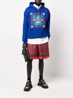 Versace hoodie Medusa à motif imprimé