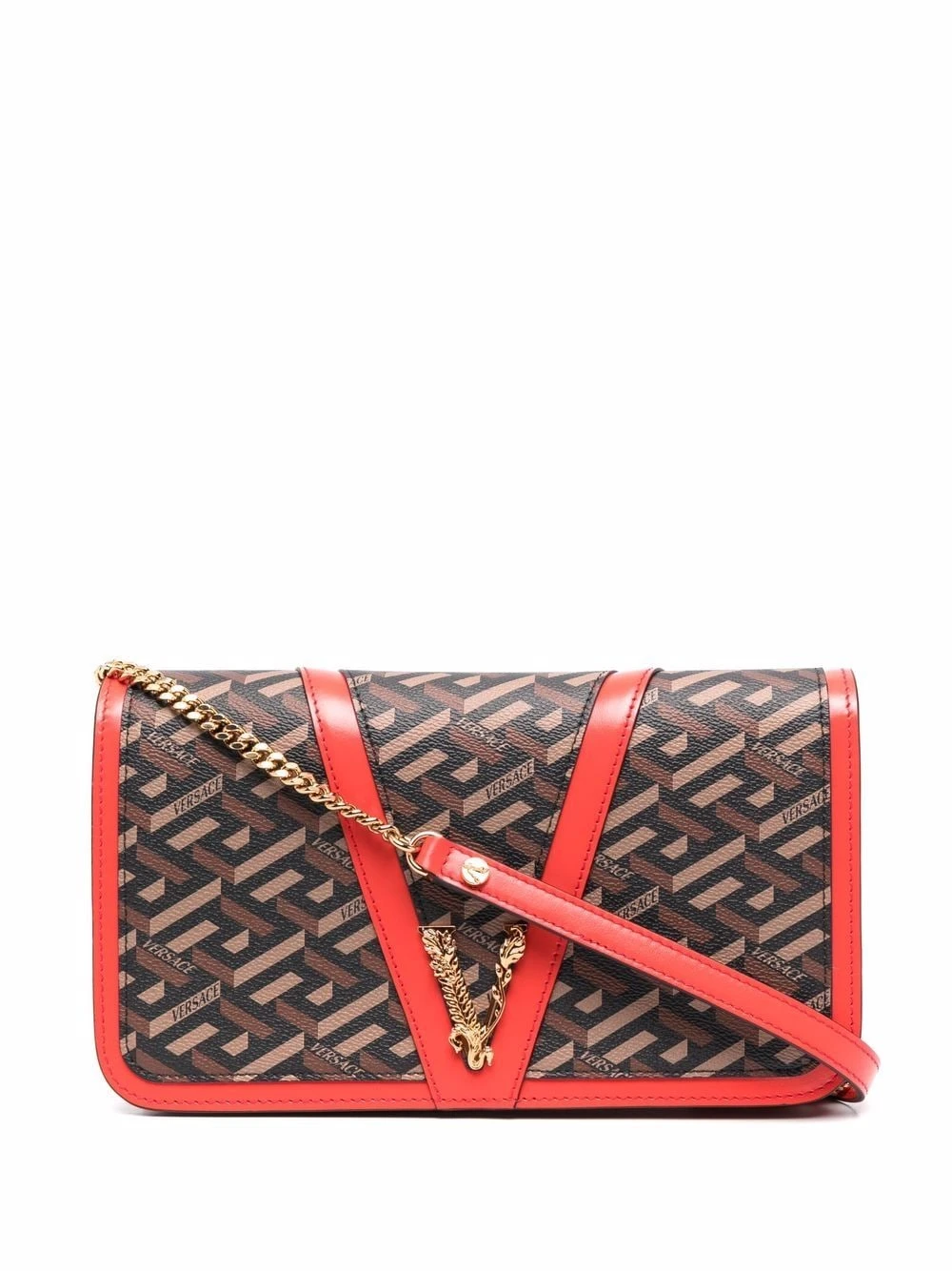 Promos Versace Sac porté épaule à imprimé La Greca sacs porté épaule femme 3 Versace sac porté épaule à imprimé La Greca