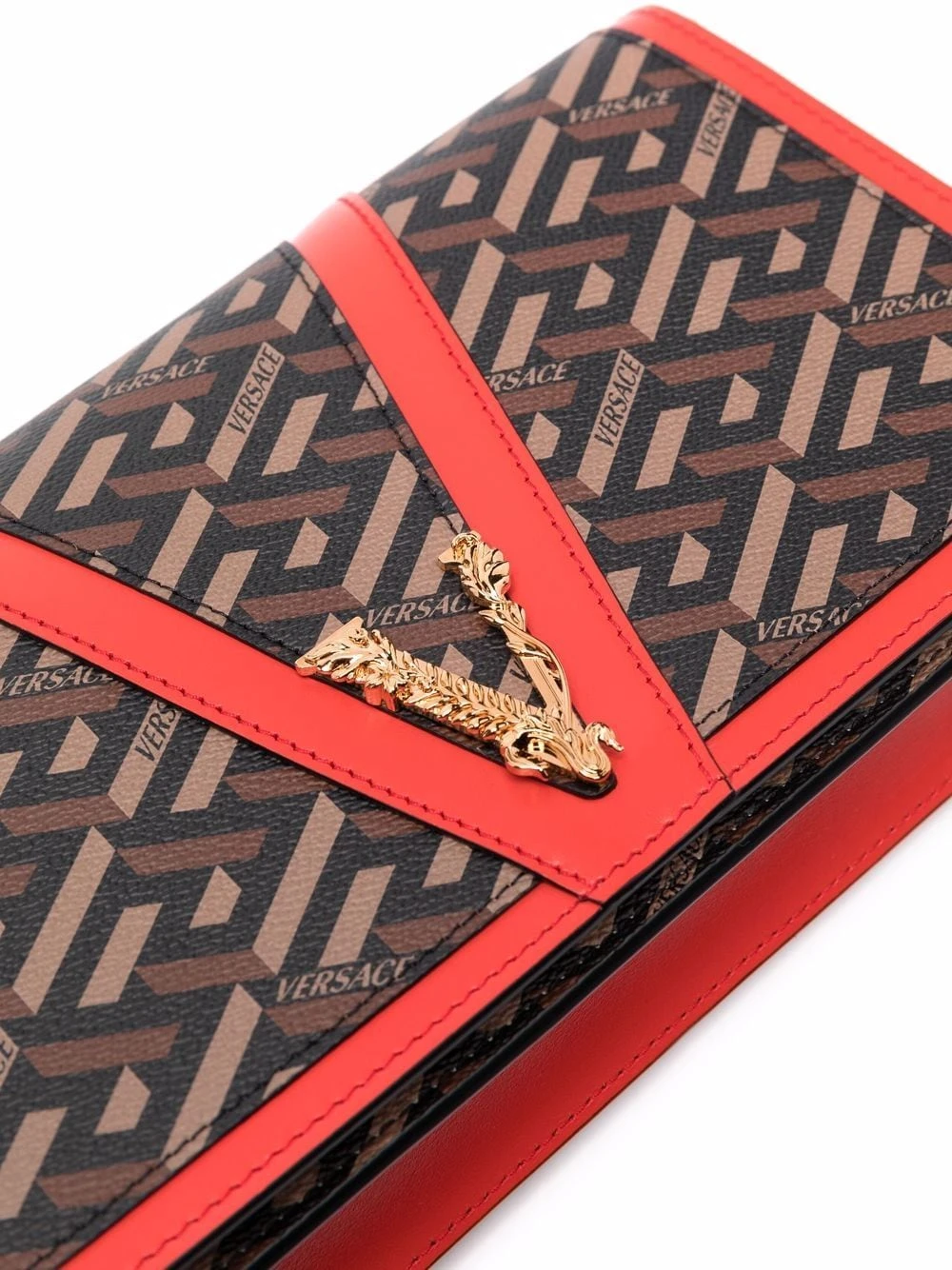 Promos Versace Sac porté épaule à imprimé La Greca sacs porté épaule femme 6 Versace sac porté épaule à imprimé La Greca