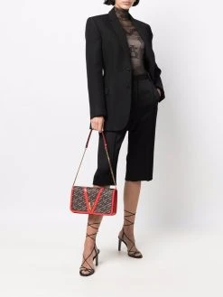 Versace sac porté épaule à imprimé La Greca