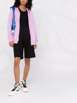 Versace hoodie zippé à imprimé Greca