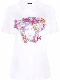 Versace t-shirt Medusa à ornements strassés