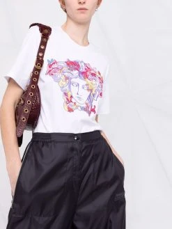 Versace t-shirt Medusa à ornements strassés