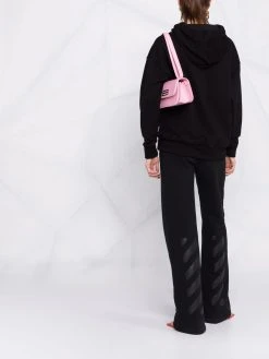 Versace hoodie à logo strassé