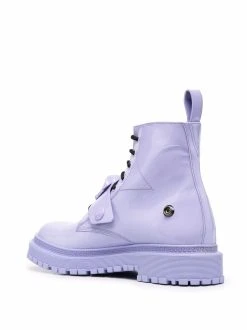 Versace bottines à plaque Medusa