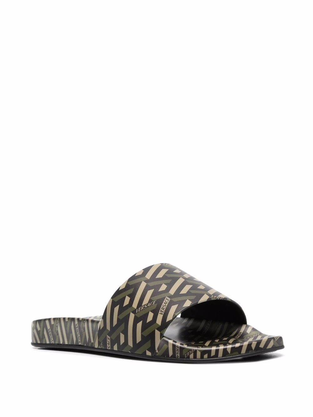 Versace Prix Discount Claquettes à imprimé Greca tongs & claquettes homme 4 Versace claquettes à imprimé Greca