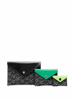 Versace lot de trois pochettes La Greca