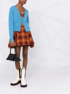 Versace cardigan boutonné à col v