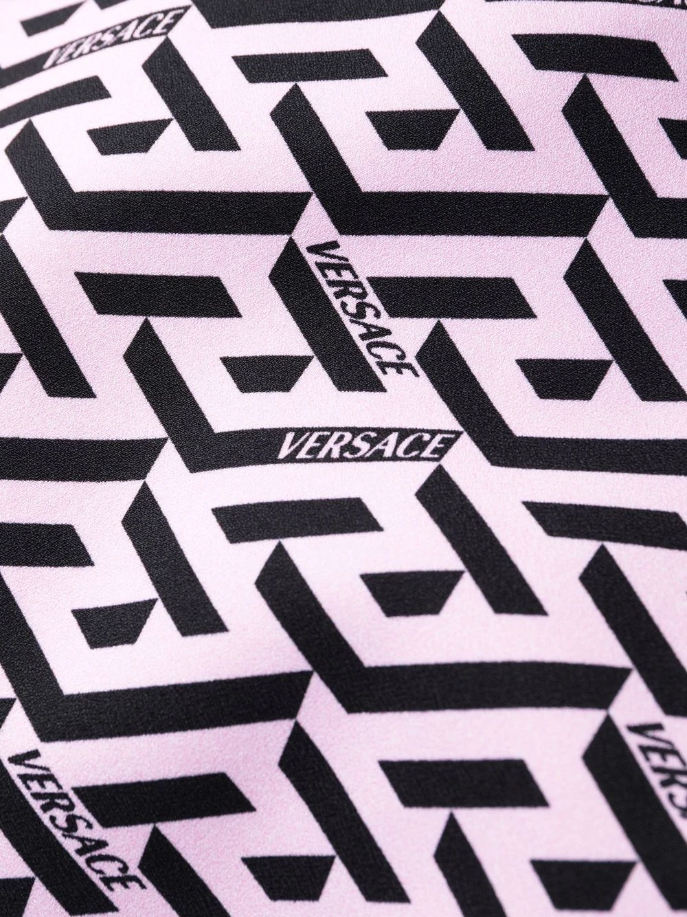 Versace Robe courte à logo all over excellente qualité robes de jour femme 8 Versace robe courte à logo all-over