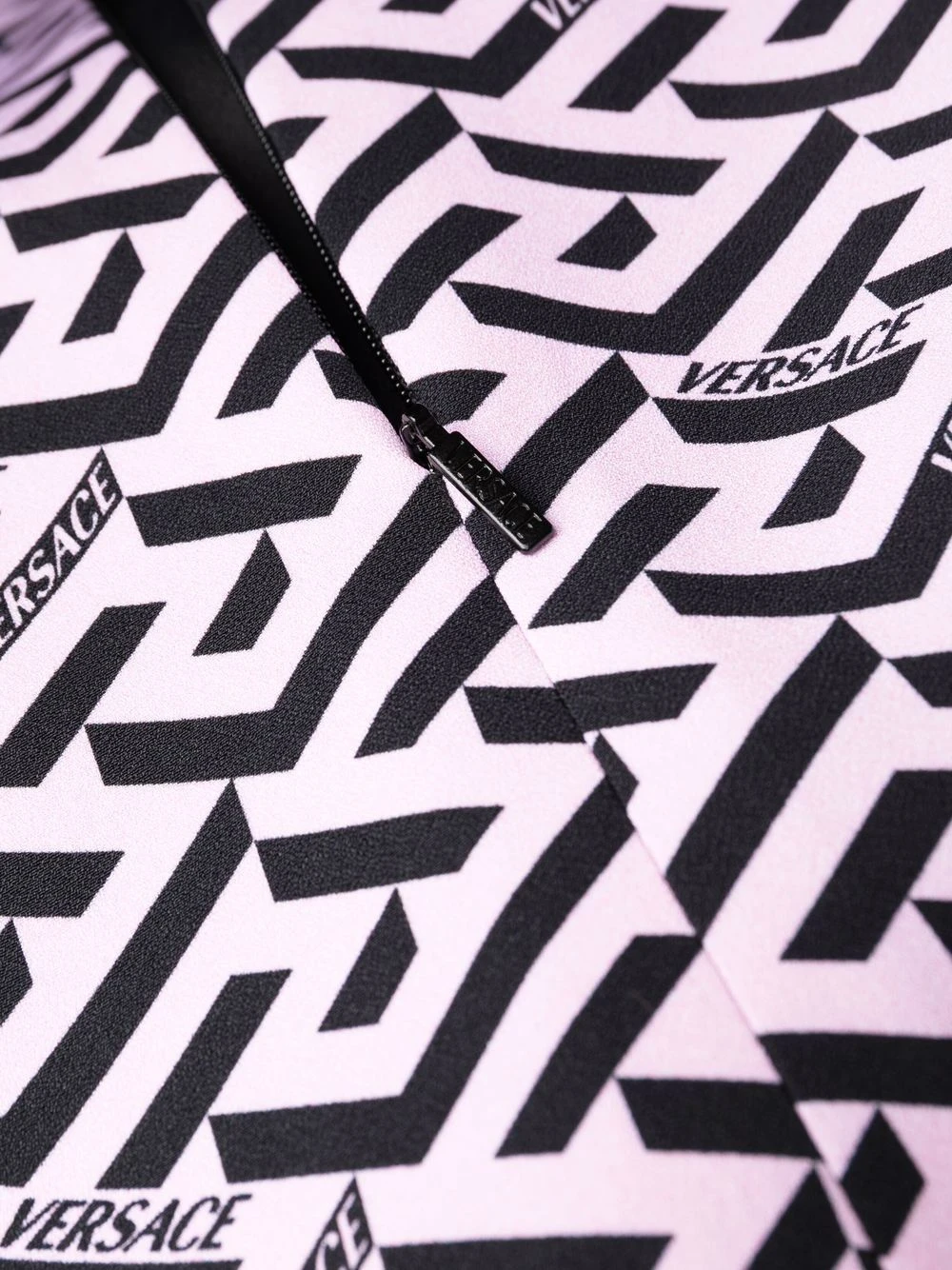 Versace Robe courte à logo all over excellente qualité robes de jour femme 9 Versace robe courte à logo all-over