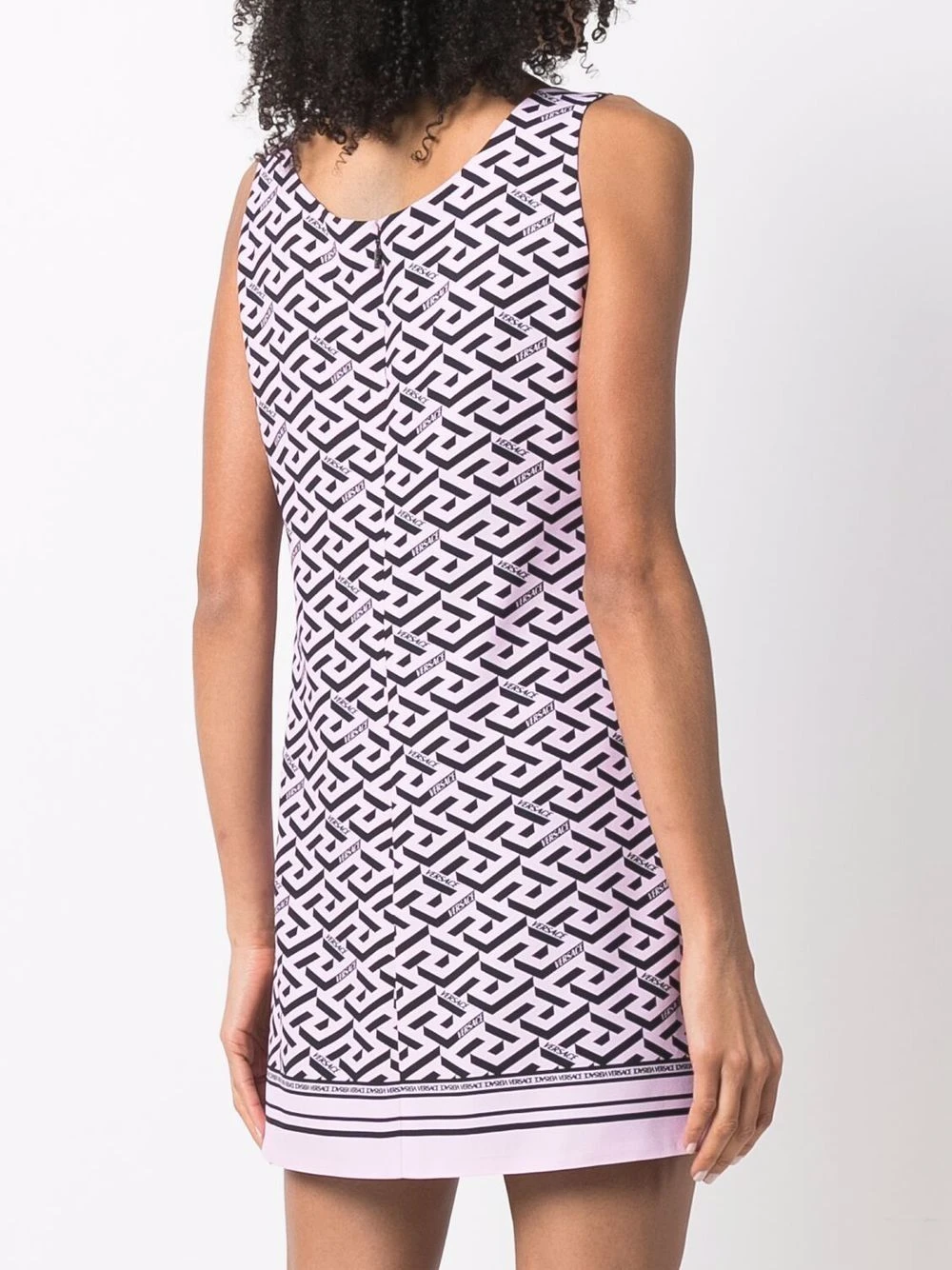 Versace Robe courte à logo all over excellente qualité robes de jour femme 6 Versace robe courte à logo all-over