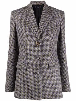 Versace blazer Ă plaque Medusa