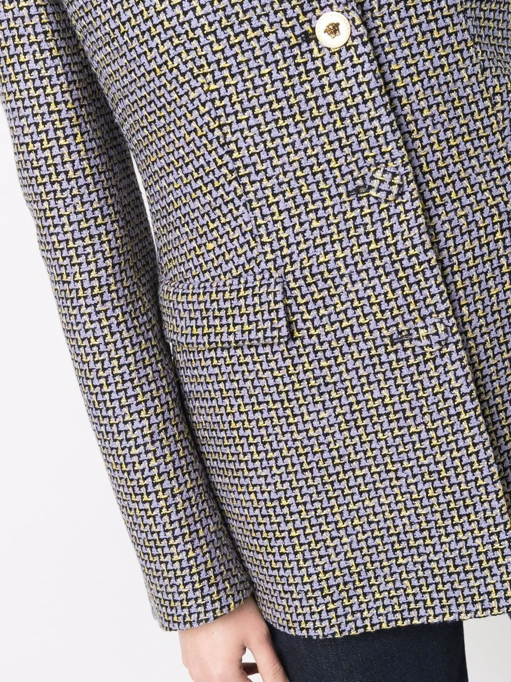 En Remise Versace Blazer à plaque Medusa blazers femme 7 Versace blazer à plaque Medusa