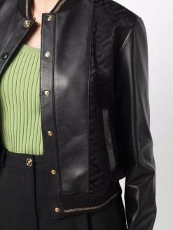 Versace veste bomber Greca à empiècements contrastants