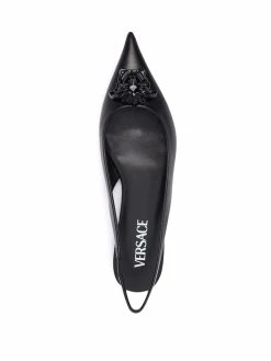 Prix Malin Versace Mules Medusa à bride arrière femme 9 Versace mules Medusa à bride arrière