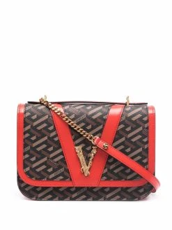 Versace sac à bandoulière à motif Greca