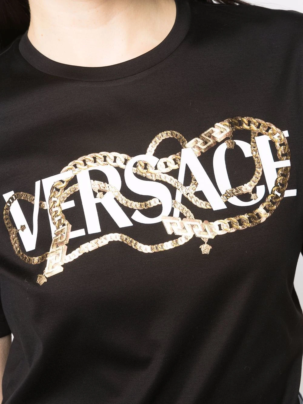 Versace Prix Légers T shirt à logo imprimé t-shirts & jerseys femme 7 Versace t-shirt à logo imprimé