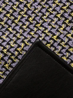 Versace robe sans manches en tweed