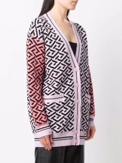 Versace cardigan à motif La Greca