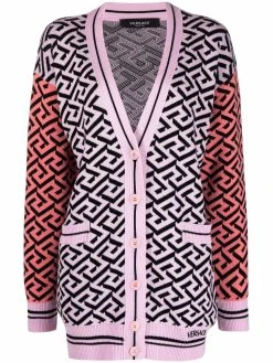 Versace cardigan à motif La Greca