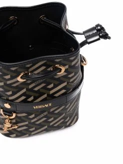 Un Tarif Préférentiel Versace Sac seau La Greca sacs seau femme 11 Versace sac seau La Greca