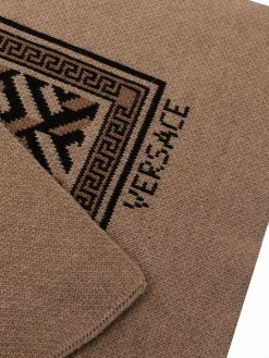 Versace écharpe en maille fine à logo 4G