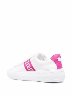 Versace baskets à imprimé Greca
