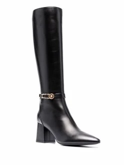 Versace bottes à détail d'épingle