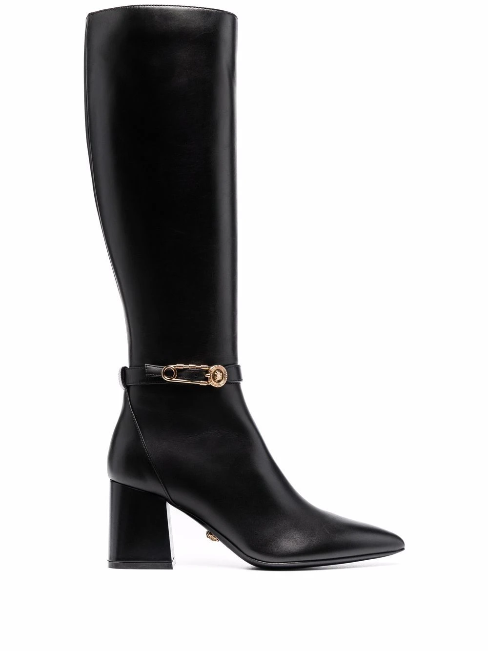 Versace Bottes à détail d'épingle 50% Off De Vente femme 3 Versace bottes à détail d'épingle