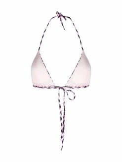 Versace haut de bikini à motif monogrammé