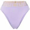 Versace bas de bikini à bande Greca