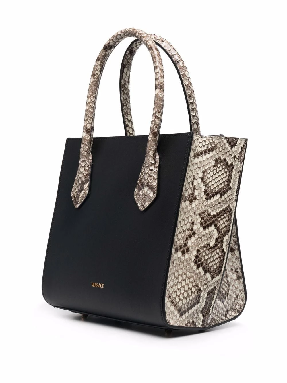 Un Tarif Préférentiel Versace Sac cabas à empiècements contrastants sacs cabas femme 6 Versace sac cabas à empiècements contrastants