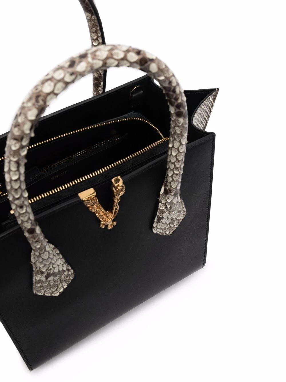 Un Tarif Préférentiel Versace Sac cabas à empiècements contrastants sacs cabas femme 8 Versace sac cabas à empiècements contrastants