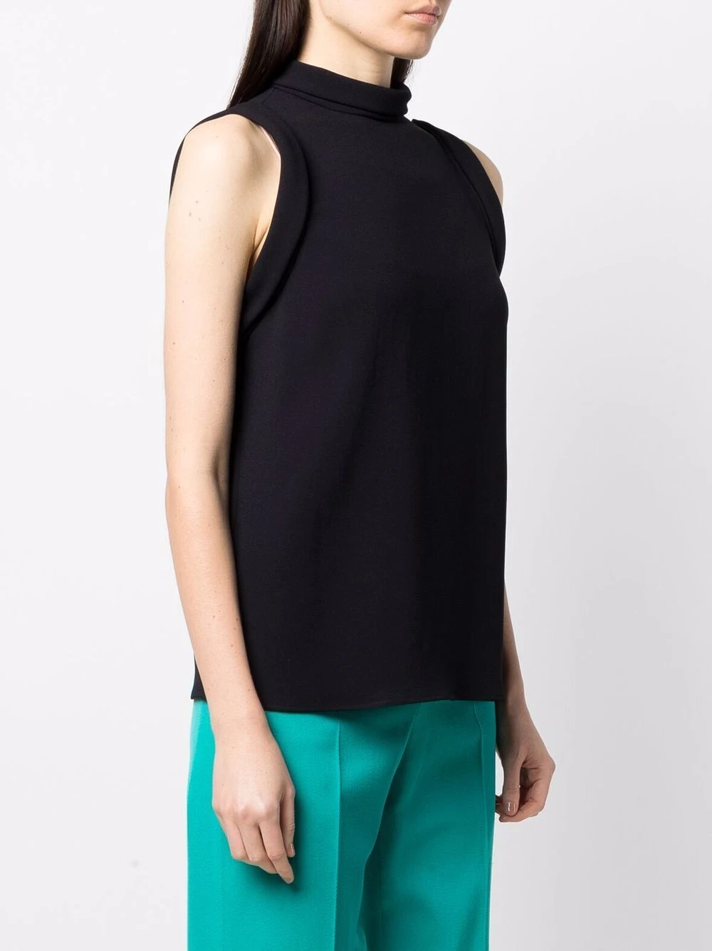 Versace Prix Exclusifs Blouse sans manches à col montant blouses femme 5 Versace blouse sans manches à col montant