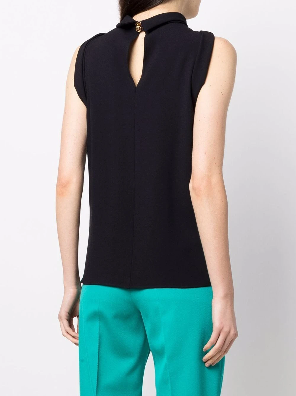 Versace Prix Exclusifs Blouse sans manches à col montant blouses femme 6 Versace blouse sans manches à col montant