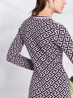 Qualité Supérieure Versace Robe La Greca mi longue robes de jour femme 12 Versace robe La Greca mi-longue