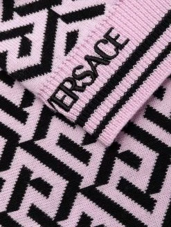 Qualité Supérieure Versace Robe La Greca mi longue robes de jour femme 17 Versace robe La Greca mi-longue