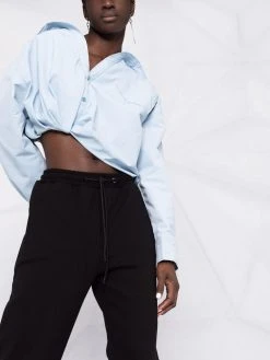 Versace Pantalon de jogging à logo appliqué Prix Dégriffé pantalons de survêtement femme 12 Versace pantalon de jogging à logo appliqué