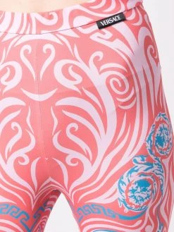 Versace legging imprimé à taille haute