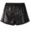 Versace Short court en cuir Assurance De l’Authenticité shorts en cuir & cuir artificiel femme 2 Versace short court en cuir