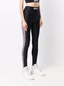Versace legging La Greca à empiècements contrastants
