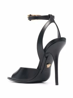 Versace sandales Safety Pin en cuir