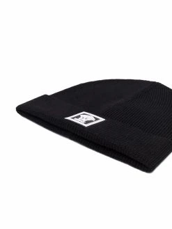 Versace bonnet nervuré en laine