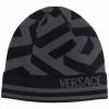 Versace bonnet La Greca en maille