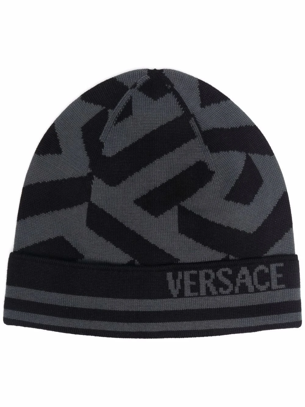 Versace Bonnet La Greca en maille Première Qualité chapeaux, bonnets & casquettes femme 3 Versace bonnet La Greca en maille