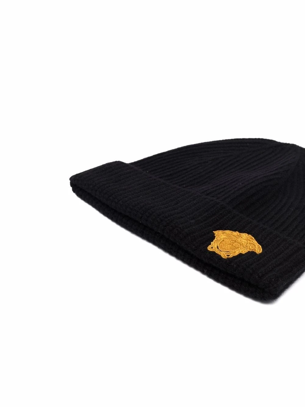 Versace Prix Avantageux Bonnet nervuré à logo Medusa chapeaux, bonnets & casquettes femme 4 Versace bonnet nervuré à logo Medusa