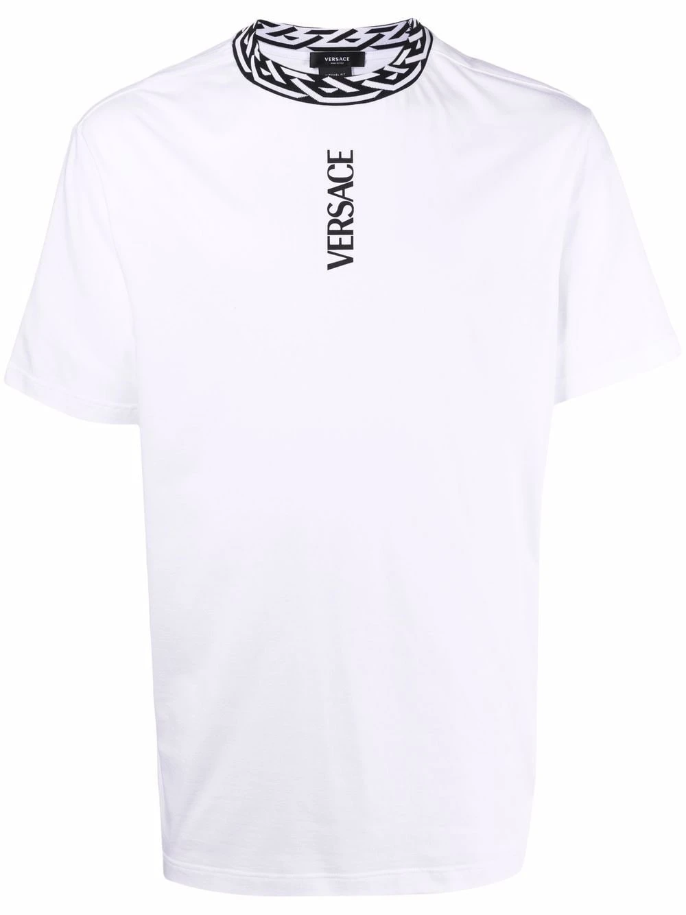 Prix Cassé Versace T shirt à détails imprimés La Greca t-shirts homme 3 Versace t-shirt à détails imprimés La Greca