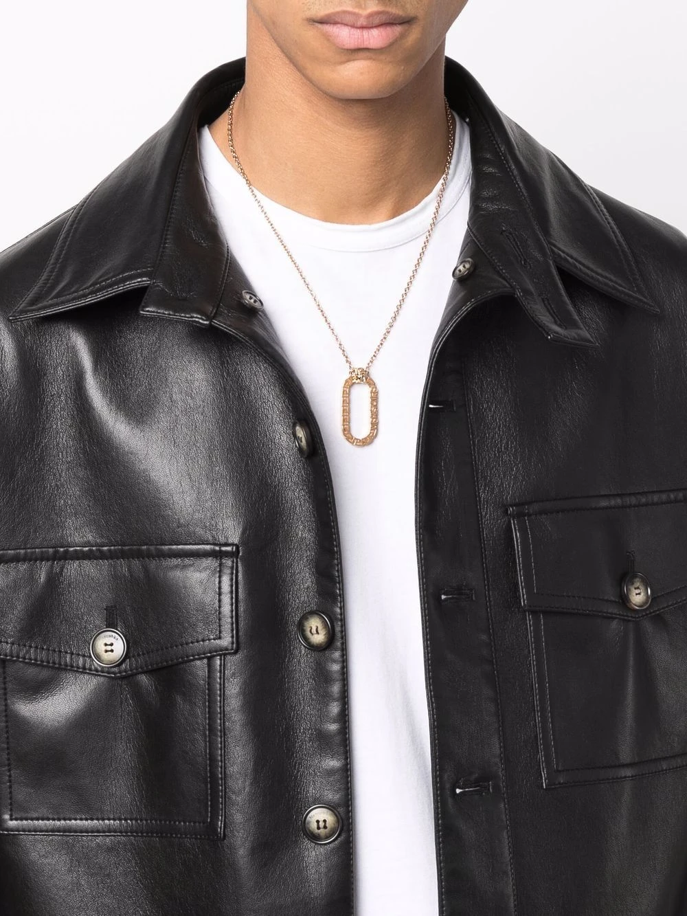 Versace Première Qualité Collier à pendentif ovale colliers homme 4 Versace collier à pendentif ovale