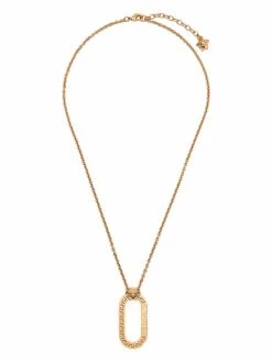 Versace Première Qualité Collier à pendentif ovale colliers homme 7 Versace collier à pendentif ovale