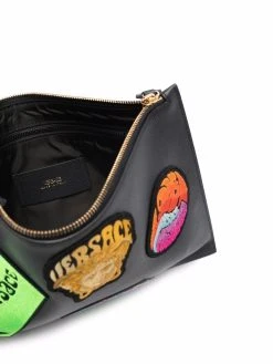 Versace pochette à patch logo